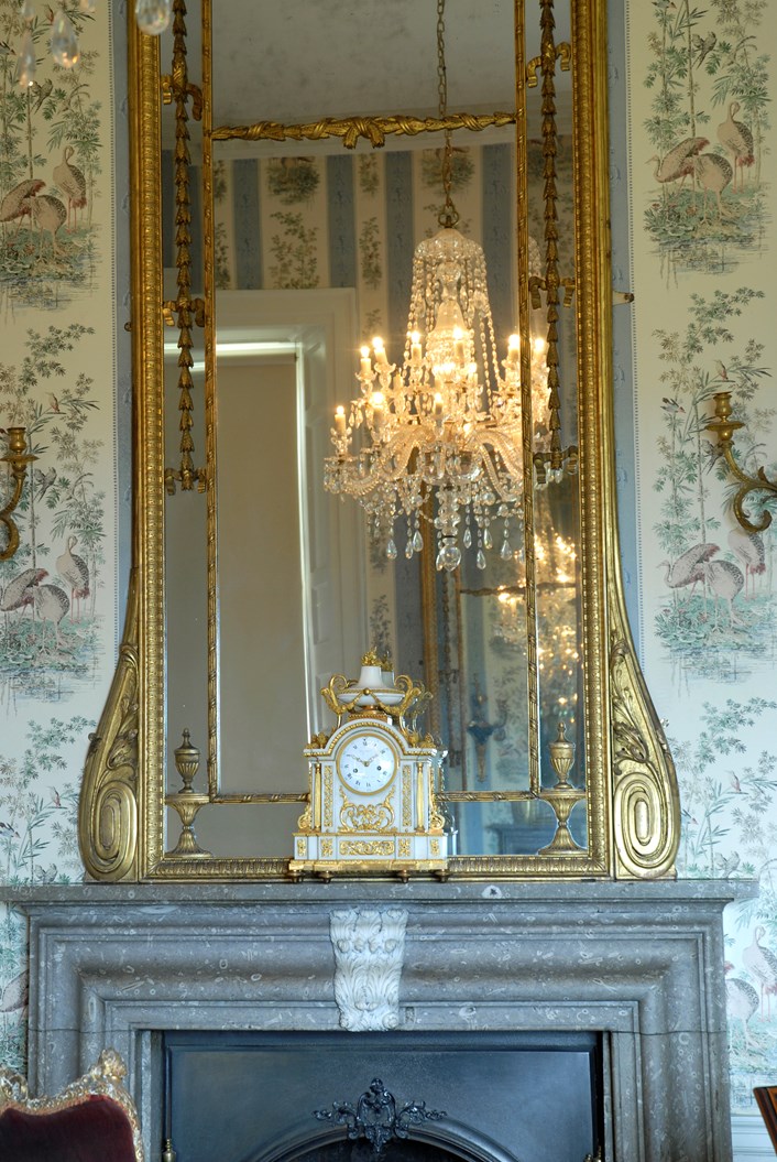 Hertford Suite: Temple Newsam House's beautiful Hertford suite, which is now under wraps to protect it from light, dust and insects