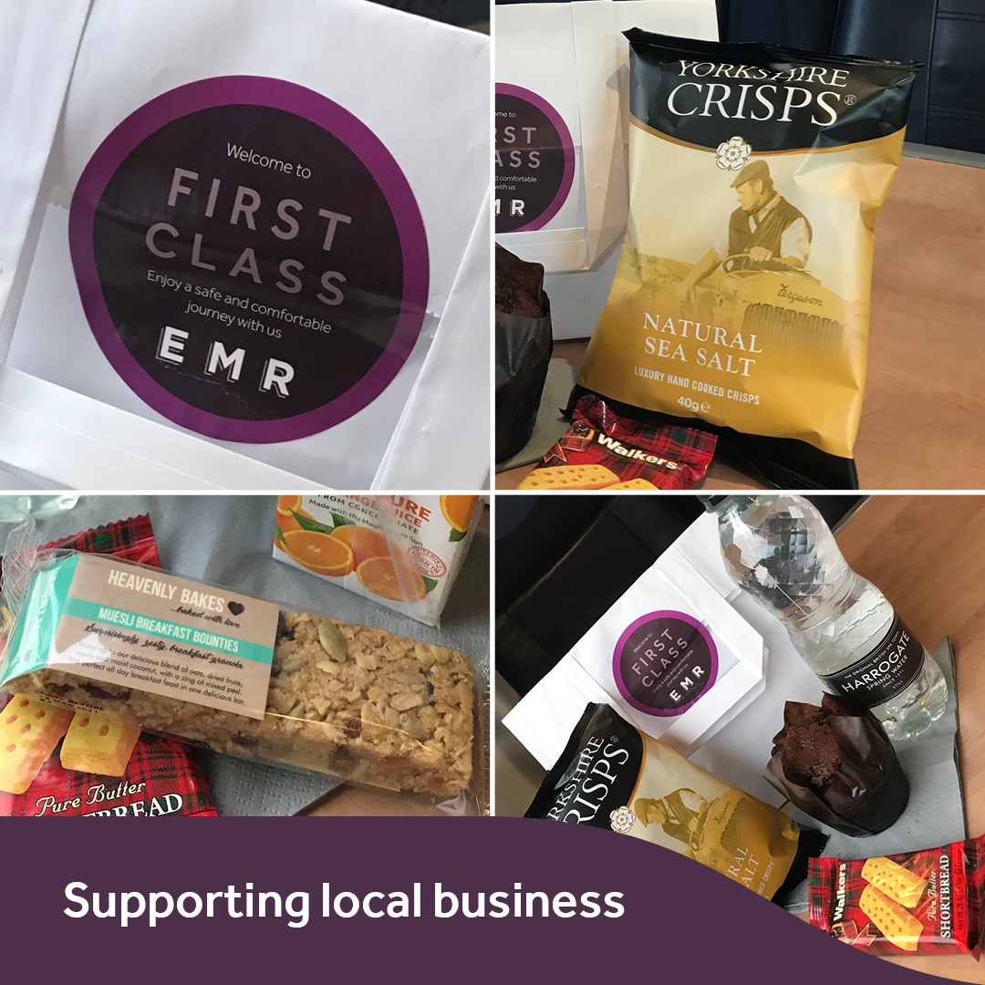 EMR Supporting local business First Class offer