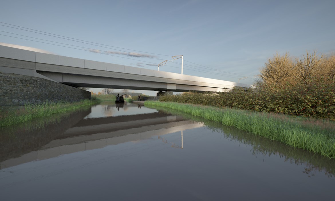 First look at HS2’s Oxford Canal Viaduct: HS2-VL-22535-OXCAN 012