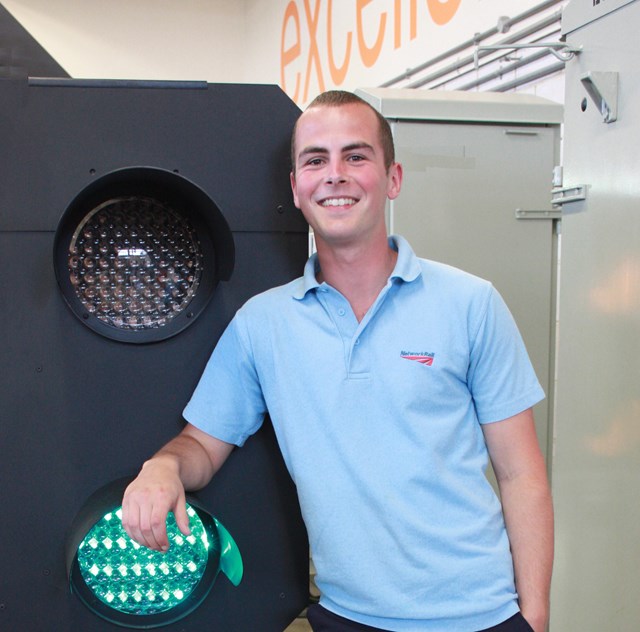 Lewis Ashton, Network Rail apprentice: Lewis Ashton, Network Rail apprentice