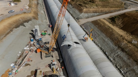 Chipping Warden Green Tunnel Final Lift 17177