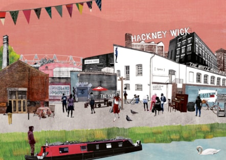 Hackney Wick by artist Lucy Dalzell 