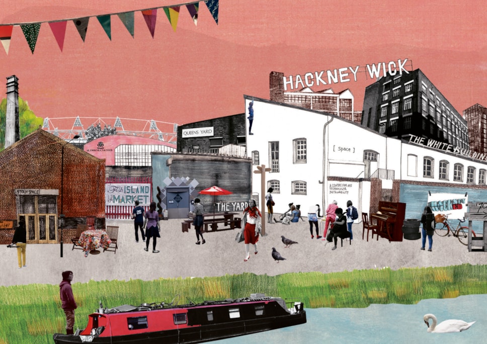 Hackney Wick by artist Lucy Dalzell