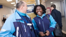 Colleagues at Lewisham station: Colleagues at Lewisham station