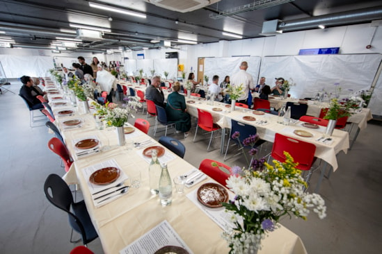 Young Potters create plates from clay excavated at Old Oak Common station - Community Lunch-3