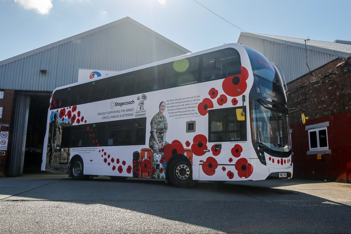 Stagecoach unveils its Armed Forces Covenant bus-2