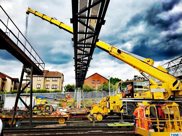 Hither Green: Stock image of prep work at Hither Green