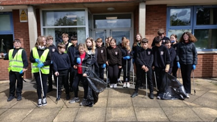 Lunchtime litter pickers