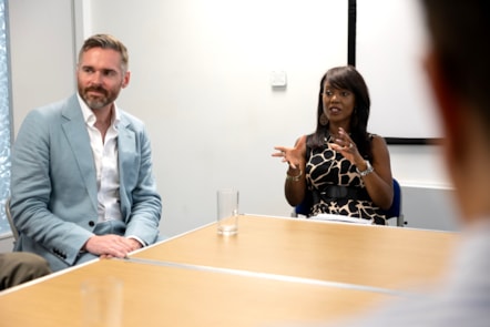 Deputy London Mayors Tom Copley and Dr Debbie Weekes-Bernard in Islington