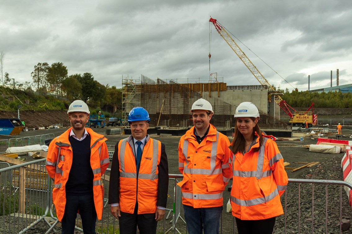 MSP for Central Scotland, Graham Simpson visits Ravenscraig 1