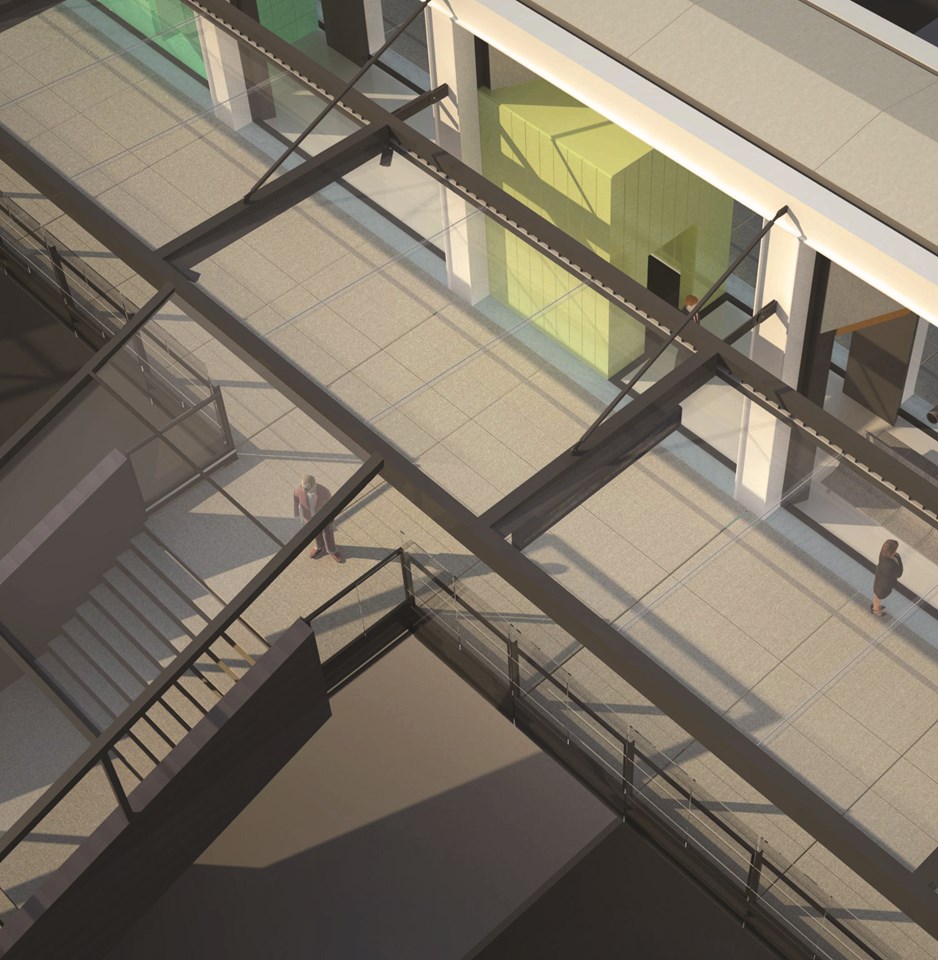 East Croydon _10: Artist's impressions of the proposed new footbridge at East Croydon station