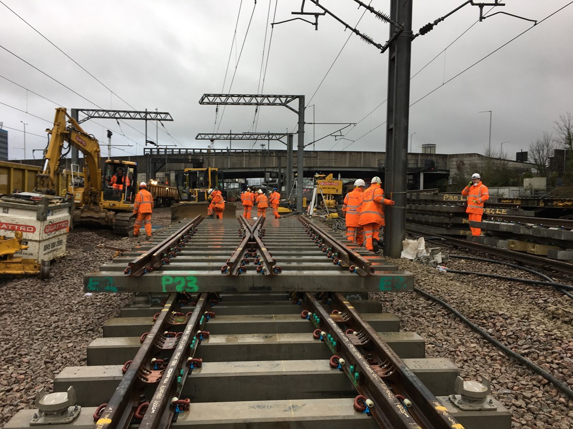 Railway renewed across Kent and South East London as Network Rail investment continues: ashford intl