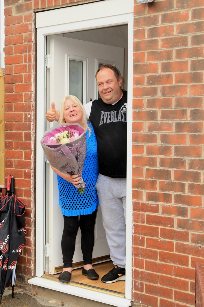 New adapted home unveiled for Leeds foster family : frontdoorphoto2.jpg