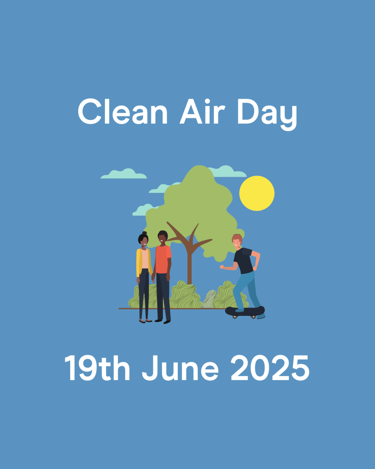Social Static - Outdoors - 1080 x1350 - Vehicle Idling - Clean Air Day - June 2025