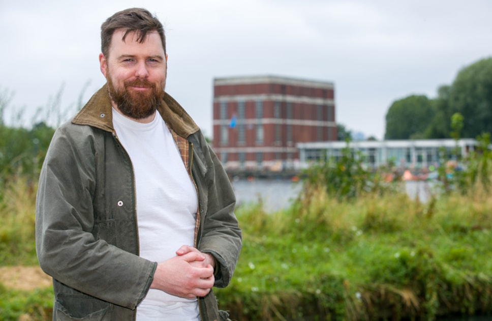 Cllr Jon Burke at the West Reservoir Centre