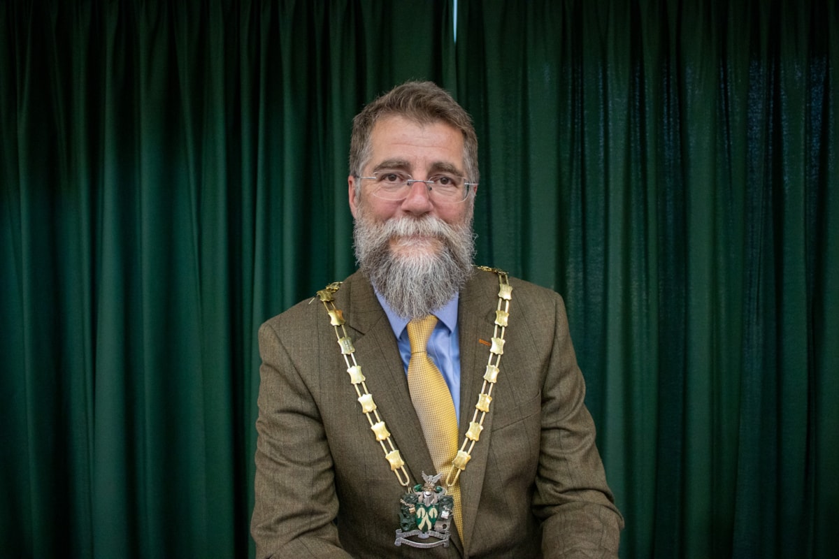 Chair of the Council Cllr Mark Harris