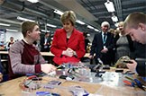 3,500 new college places: Deputy First Minister announces £13 million in funding.
Colleges in Scotland will benefit from the creation of 3,500 new places thanks to a multi-million pound funding package announced today.