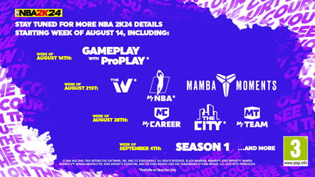 NBA 2K24 - Content Roadmap - PEGI