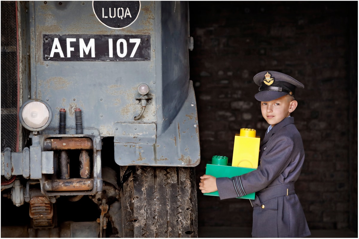 Kajus Ramanauskas gets ready for the National Museum of Flight’s 6th annual Awesome Bricks event on Saturday 15 and Sunday 16 June. Image © Paul Dodds (6)