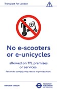 TfL Image - E-Scooters poster
