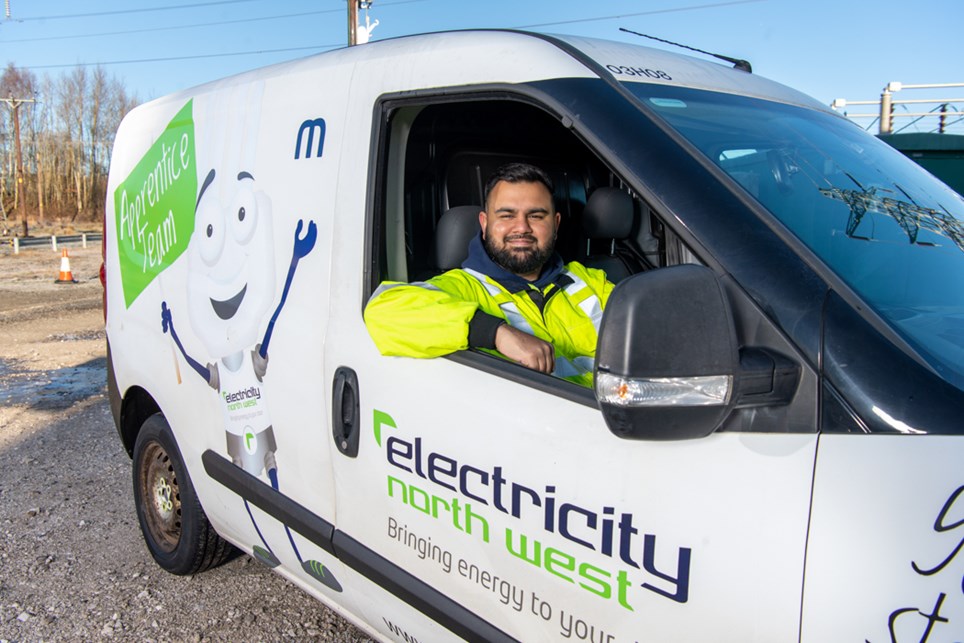 An engineer from Electricity North West