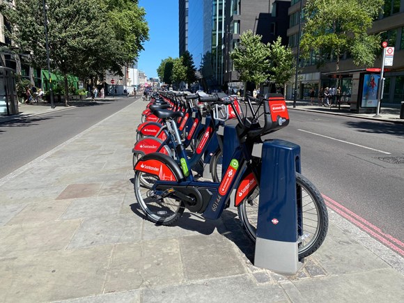 Santander bikes cheap docking stations