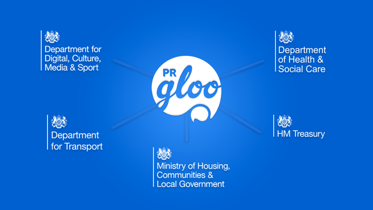 PRgloo Welcomes DCMS as our Latest Central Government Customer: Central Government Customer List