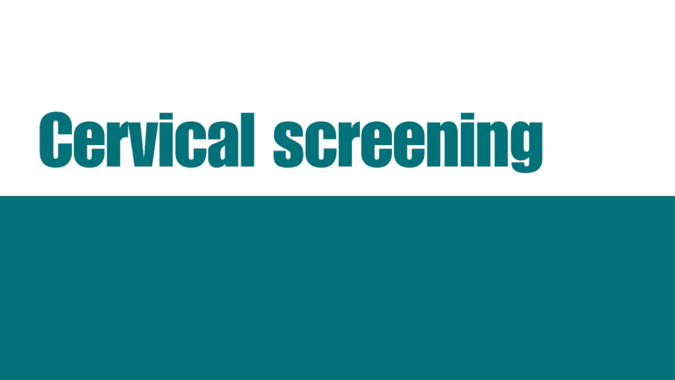 Cervical Screening Hero Image