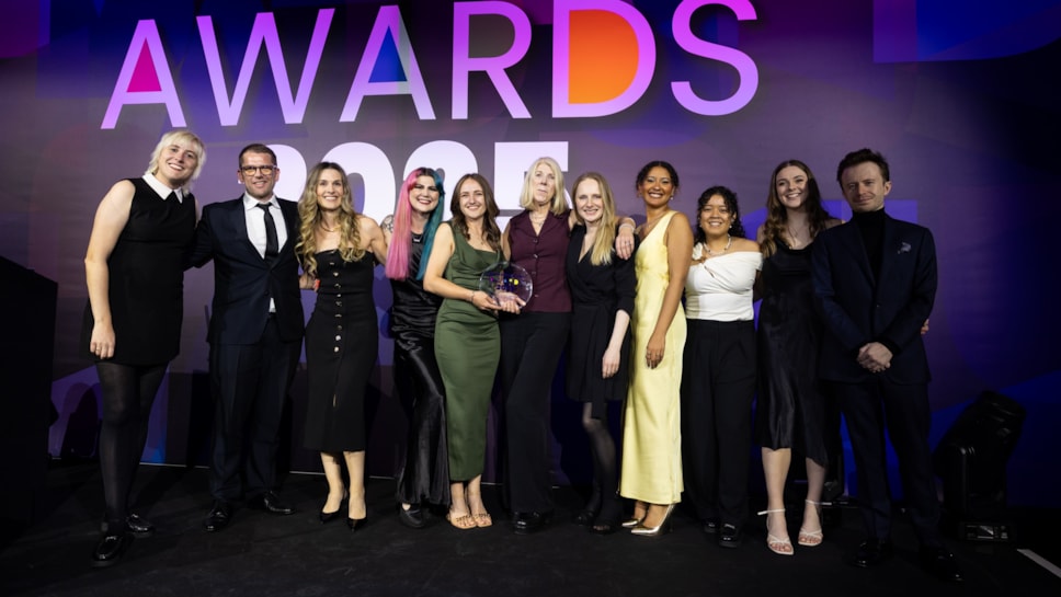 Avanti West Coast colleagues at Marketing Week Awards