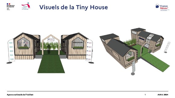 L'Agence nationale de l'habitat annonce une tournée nationale France Rénov' avec un lancement officiel à Chartres le 19 avril 2024.: Tournée France Renov-visuel dispositif mobile-non contractuel