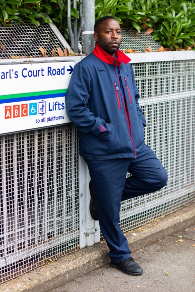 TfL Image - Harrow station customer service manager and writer Anthony Okolie