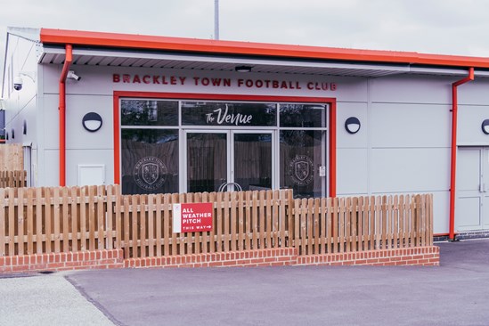 Brackley Town FC has used the HS2 grant to build The Venue