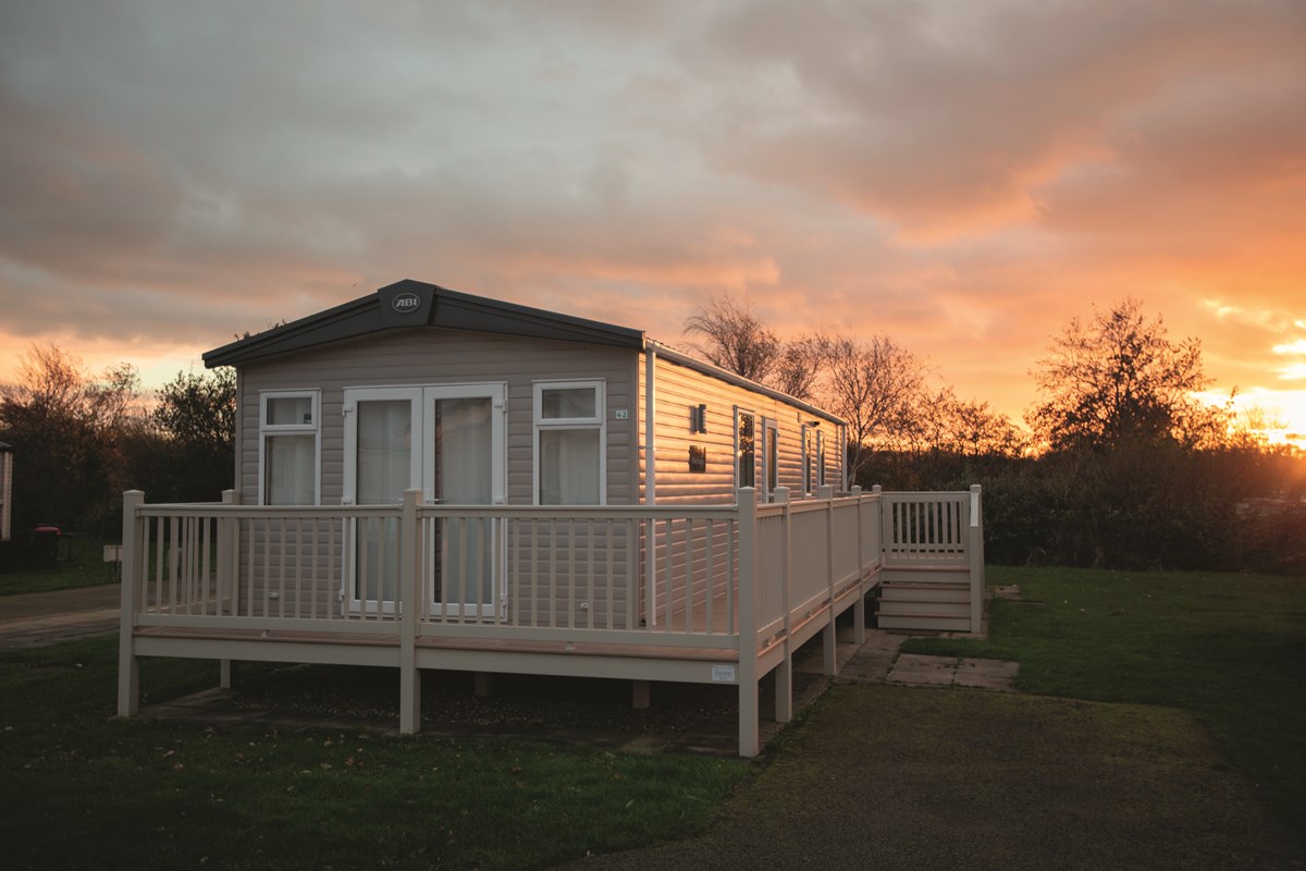 Sunset caravan