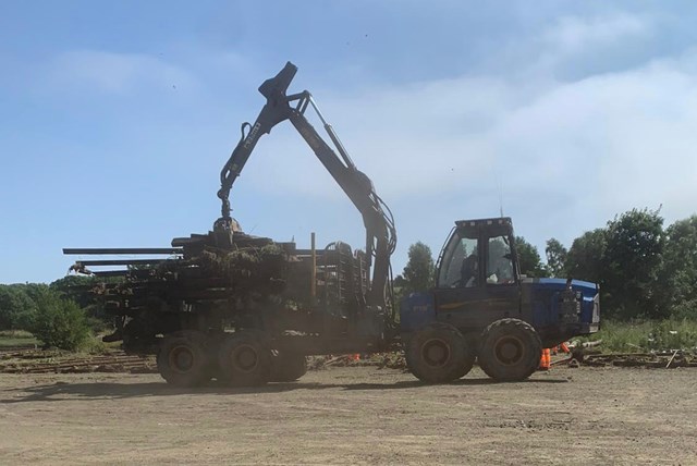 Track work is a big lift for Levenmouth rail project: Removing redundant track at Leven