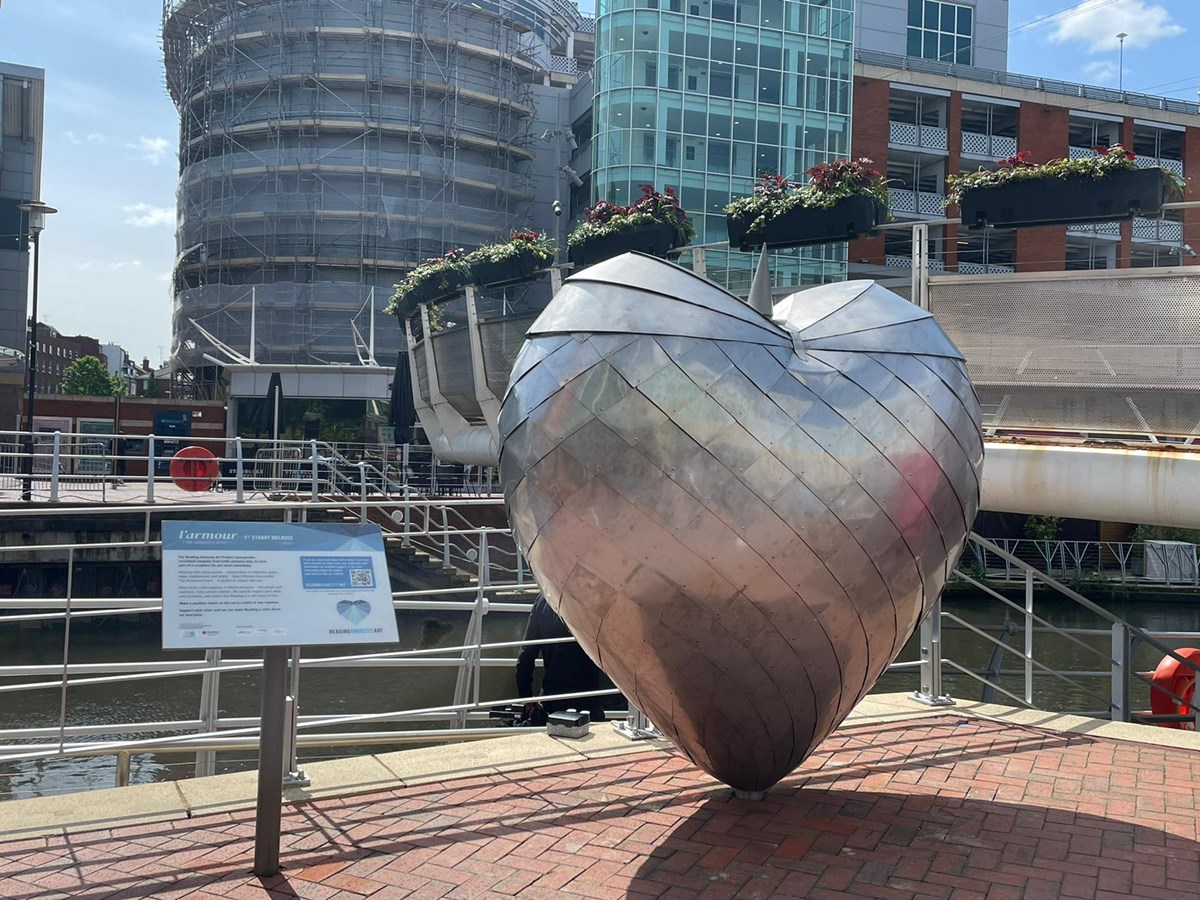 Armoured Heart sculpture