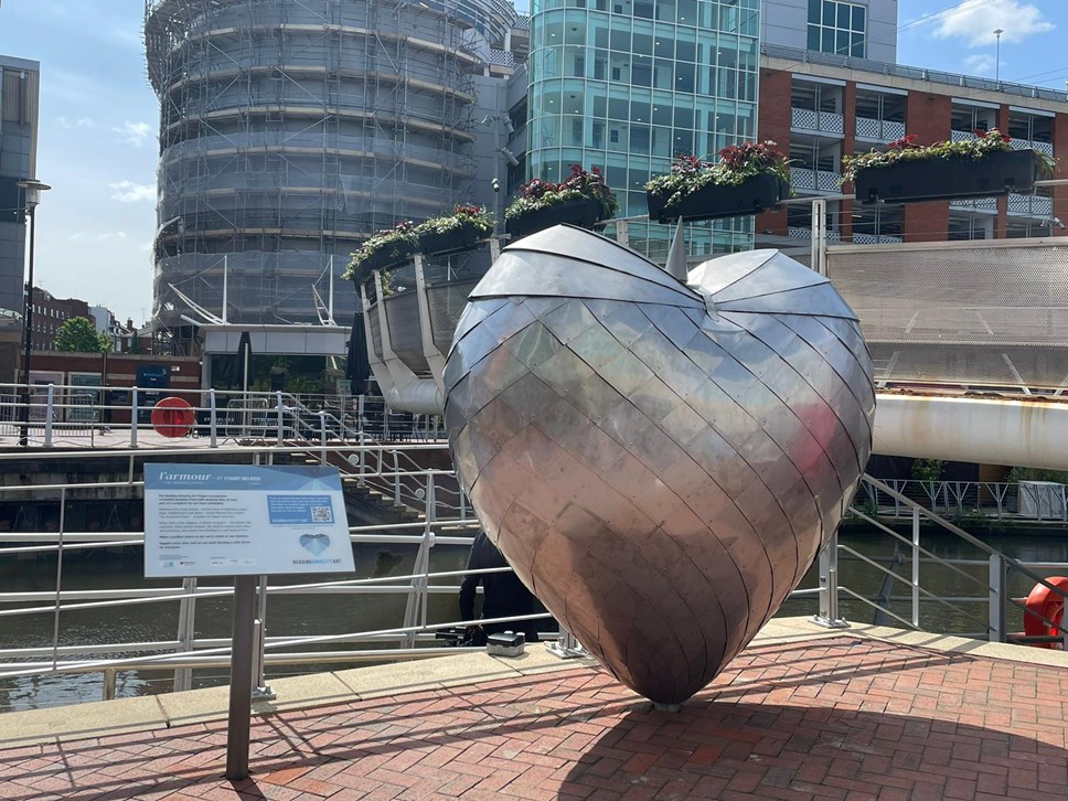 Armoured Heart sculpture