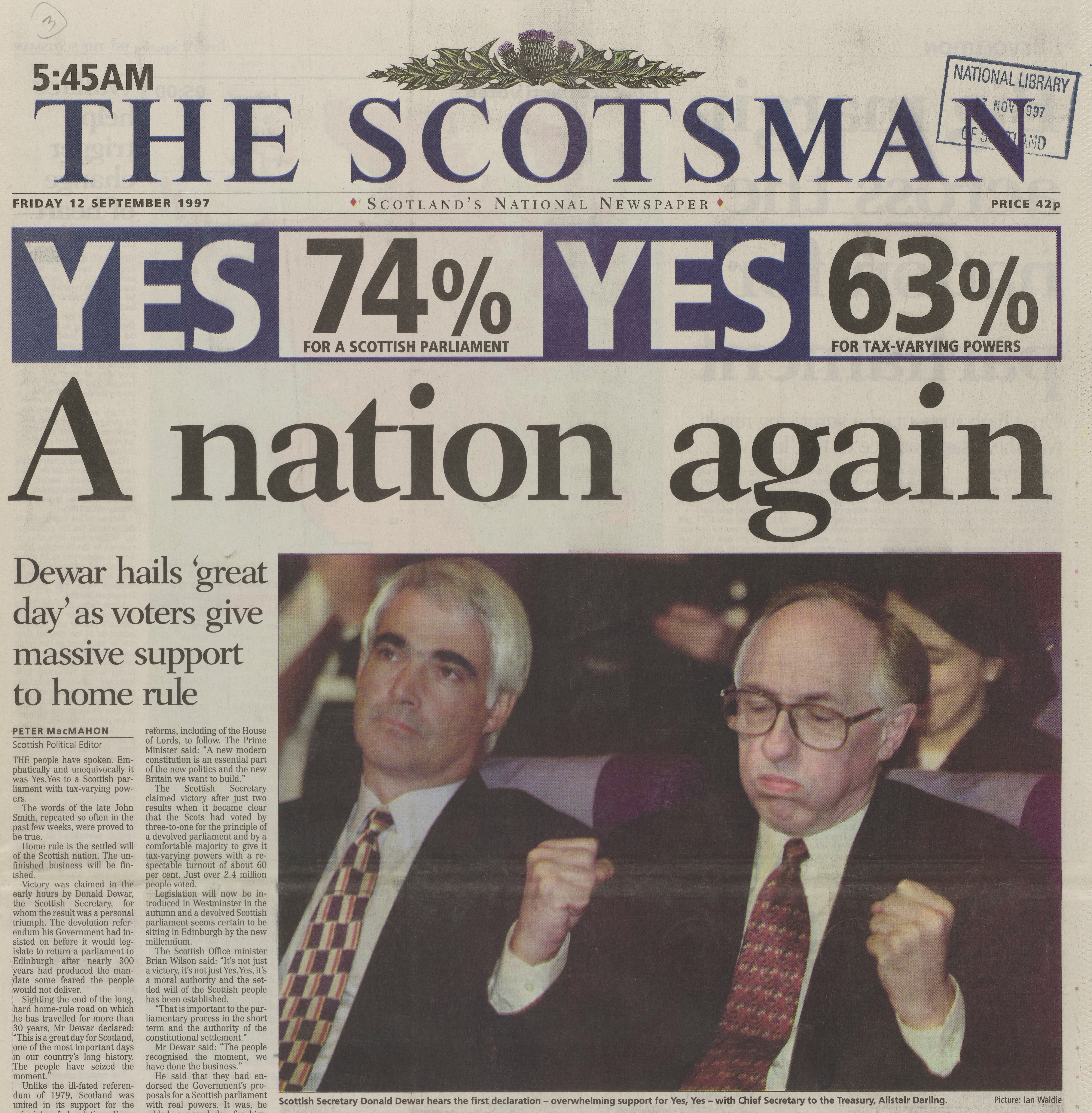 Scotland Votes For Devolution National Library Of Scotland Newsroom   2b3fc98df5fe4cefb6dad6cc3eb4573a 