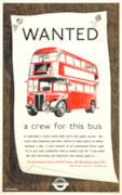 LTM Image - 1983 4 6729 Wanted a crew for this bus by Jack Maxwell 1955 (C) TfL from London Transport Museum's collection: LTM Image - 1983 4 6729 Wanted a crew for this bus by Jack Maxwell 1955 (C) TfL from London Transport Museum's collection