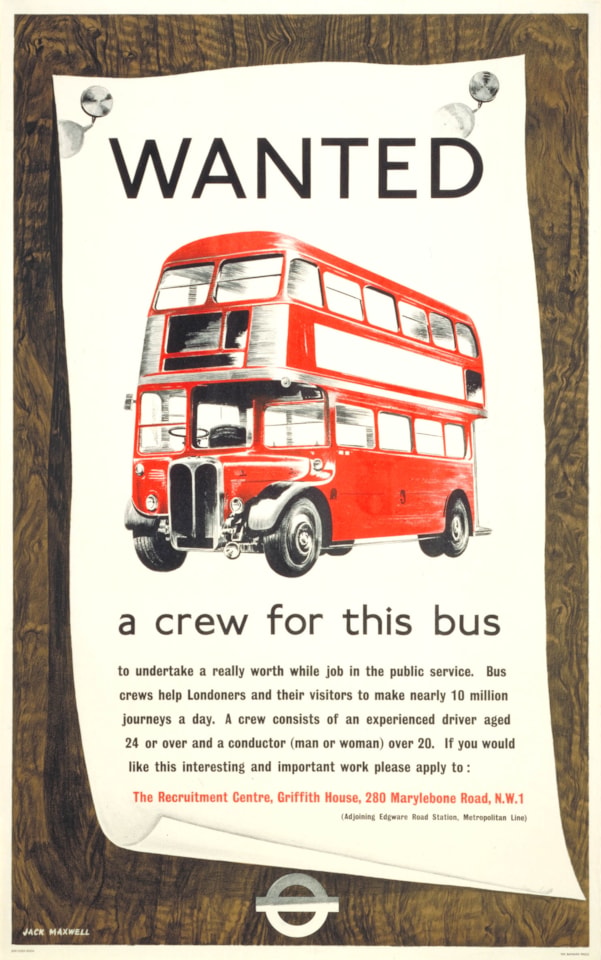 LTM Image - 1983 4 6729 Wanted a crew for this bus by Jack Maxwell 1955 (C) TfL from London Transport Museum's collection
