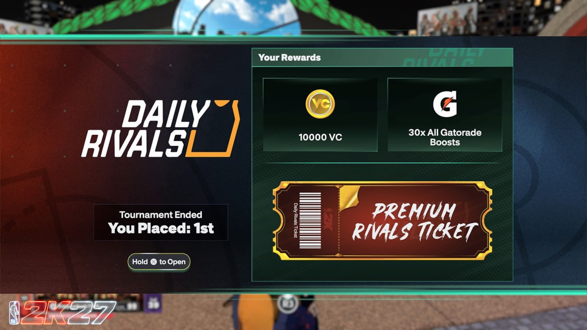 NBA 2K27 The City Daily Rivals Leaderboard Swag