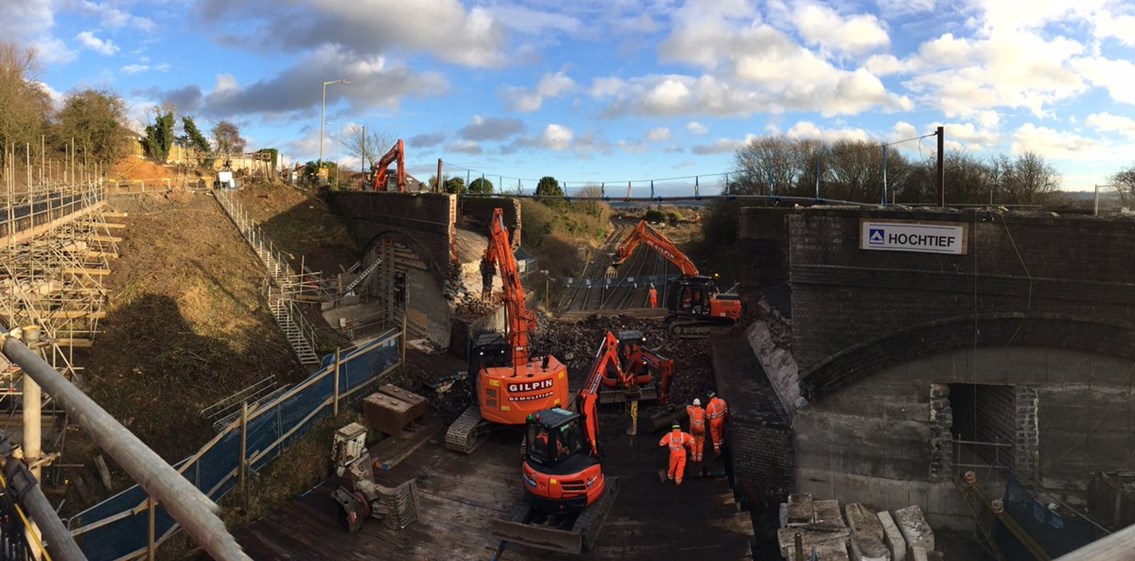 Work at Royal Wootton Bassett continued throughout the festive period