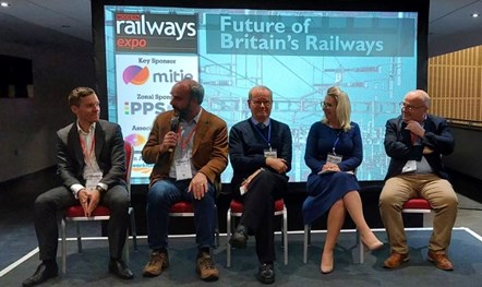 photo - Suzanne Donnelly at Modern Railways Expo 2022