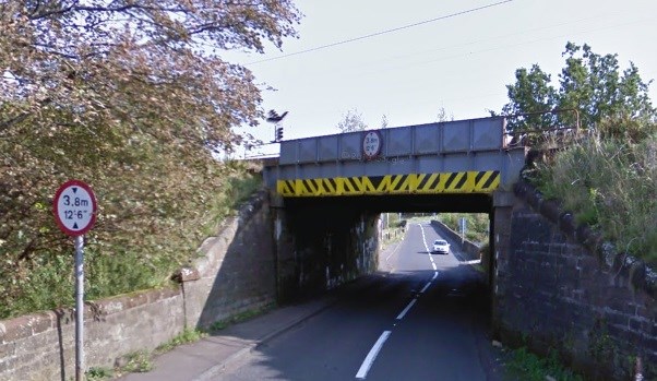 North Ayrshire structure is Scotland’s most bashed bridge: Beith Road street level