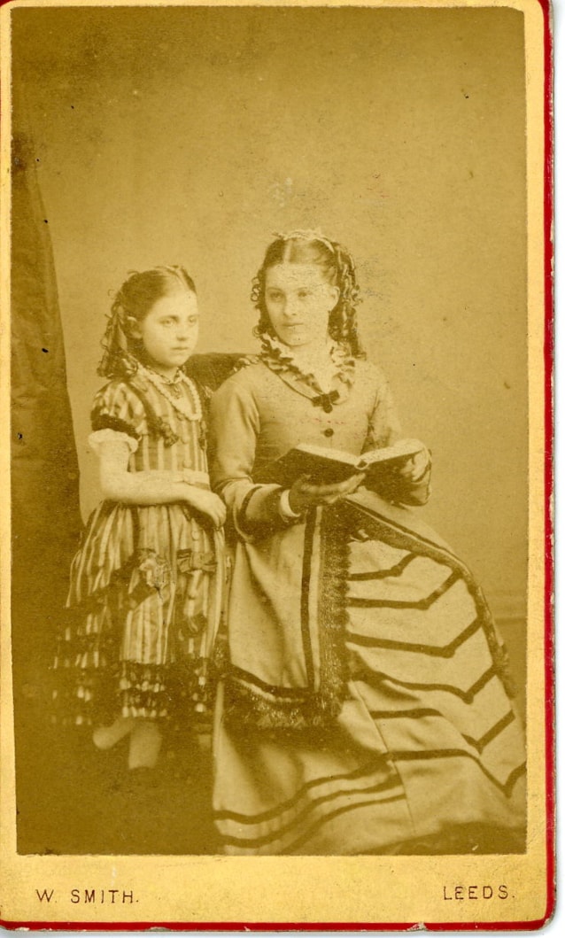 Fashion at Play talk: Other outfits include a father and son in Wakefield wearing suits and riding matching penny farthing bikes, a fashion print from a Victorian women’s fashion magazine from around 1885 and a carefully posed picture of a mother and daughter from the 1860s, both wearing formal dress.

The exhibition also features an album of photographs documenting a spectacular children’s fancy dress ball hosted at Leeds Town Hall by the mayor and mayoress of Leeds, Mr and Mrs Alf Cooke, on January 12, 1891.