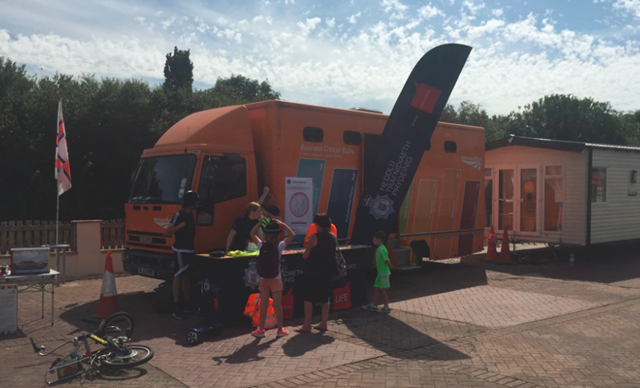 Network Rail promotes rail safety during summer roadshow along the North Wales coastline