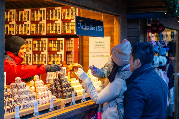 Leeds Christmas market 2024: The Leeds Christmas market on City Square this year. Credit Christopher Heaney North Harbour Productions Ltd for Visit Leeds.