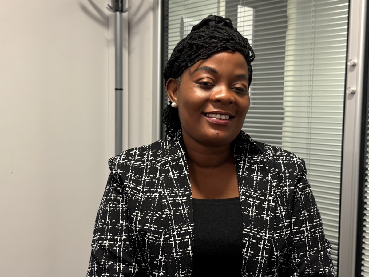 Social worker Irene Oshodi works in the Young Adult team