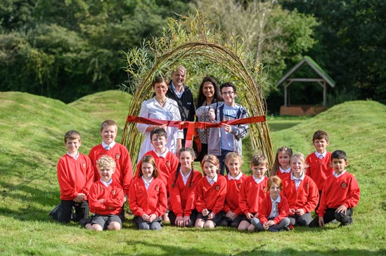 Hertfordshire school’s play area built with soil from HS2 tunnel officially opened: Maple Cross School 2