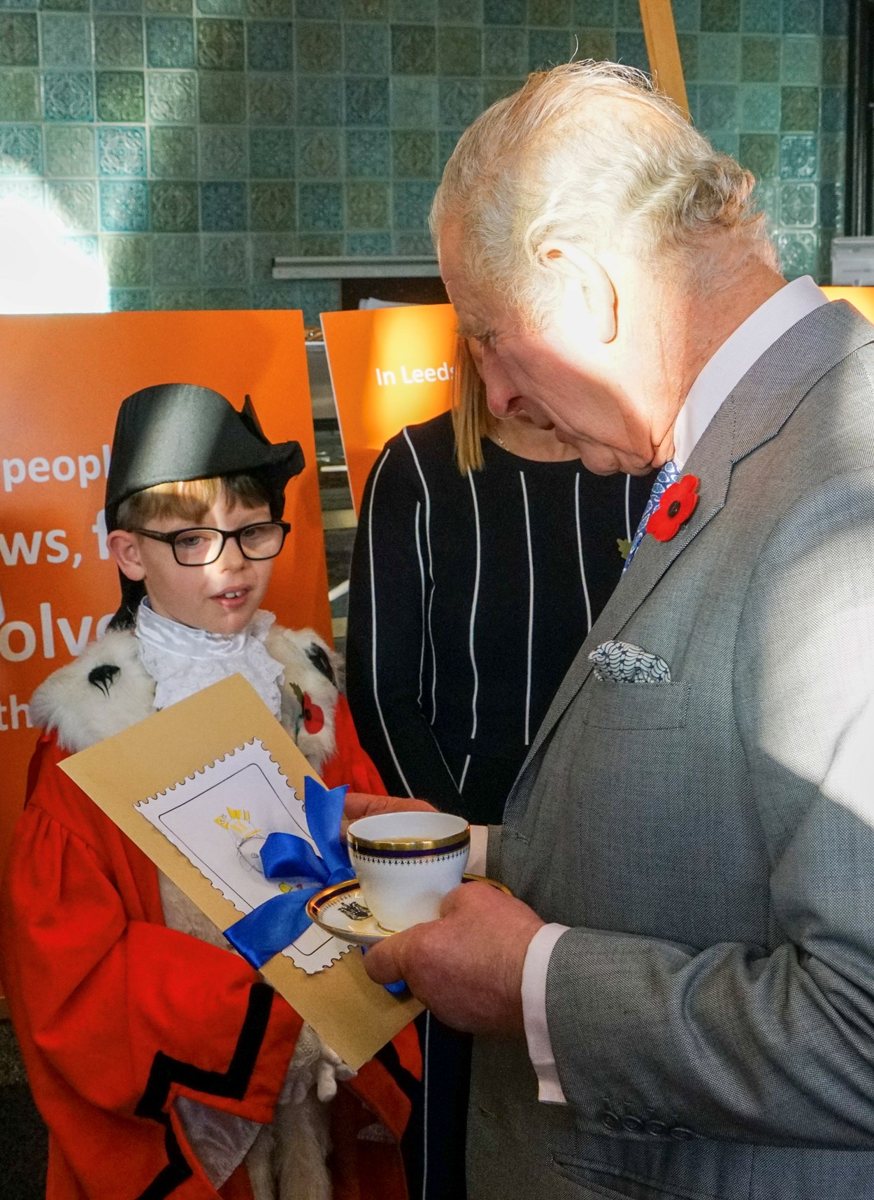 Royal Visit: In attendance today was newly elected Leeds Children’s Mayor Mason Hicks and members of the UK Youth Parliament.
Mason, aged nine, was elected last month after campaigning on a manifesto of children’s mental and physical health, promoting kindness and community spirit, and the creation of an event to bring children from different backgrounds together.