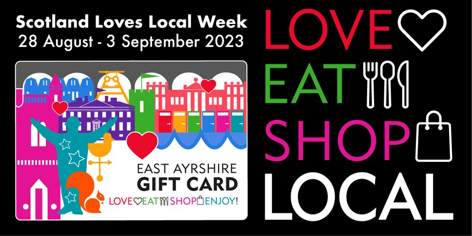 Shopping local for “Scotland Loves Local” week | East Ayrshire Council News